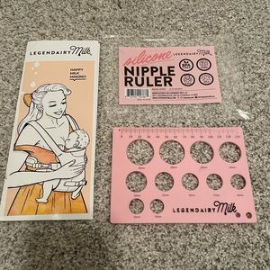 Nipple ruler for pumping mamas